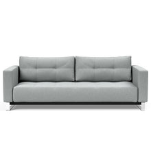 Load image into Gallery viewer, Innovation Living | Cassius Chrome D.E.L Queen Sofa Bed - Innovation Living - 95-748282538-0-2