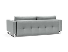Load image into Gallery viewer, Innovation Living | Cassius Chrome D.E.L Queen Sofa Bed - Innovation Living - 95-748282528-0-2