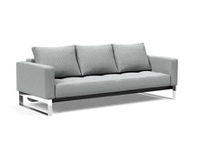 Load image into Gallery viewer, Innovation Living | Cassius Chrome Quilt Deluxe Full Sofa Bed - Innovation Living - 95-748082004XXX-0-2