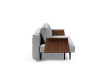 Load image into Gallery viewer, Innovation Living | Recast Plus Sofa Bed Full Size Walnut Arms - Innovation Living - 95-742050538-WOOD