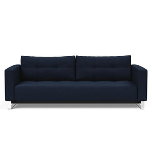 Innovation Living | Cassius Chrome D.E.L Queen Sofa Bed - Innovation Living - 95-748282528-0-2