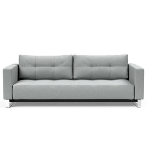 Innovation Living | Cassius Chrome D.E.L Queen Sofa Bed - Innovation Living - 95-748282538-0-2