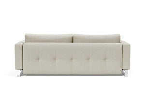Innovation Living | Cassius Chrome D.E.L Queen Sofa Bed - Innovation Living - 95-748282528-0-2