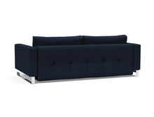 Lade das Bild in den Galerie-Viewer, Innovation Living | Cassius Chrome D.E.L Queen Sofa Bed - Innovation Living - 95-748282528-0-2
