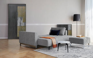 Innovation Living | Cassius Chrome D.E.L Queen Sofa Bed - Innovation Living - 95-748282528-0-2