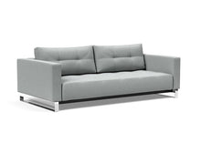 Lade das Bild in den Galerie-Viewer, Innovation Living | Cassius Chrome D.E.L Queen Sofa Bed - Innovation Living - 95-748282528-0-2
