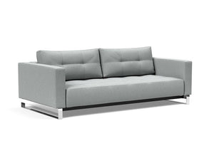 Innovation Living | Cassius Chrome D.E.L Queen Sofa Bed - Innovation Living - 95-748282528-0-2