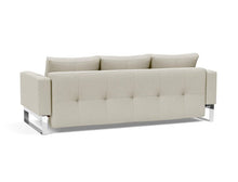 Lade das Bild in den Galerie-Viewer, Innovation Living | Cassius Chrome Quilt Deluxe Full Sofa Bed - Innovation Living - 95-748082004XXX-0-2
