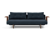 Load image into Gallery viewer, Innovation Living | Recast Plus Sofa Bed Full Size Walnut Arms - Innovation Living - 95-742050515-WOOD
