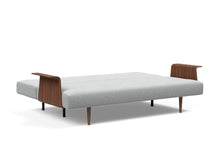 Load image into Gallery viewer, Innovation Living | Recast Plus Sofa Bed Full Size Walnut Arms - Innovation Living - 95-742050515-WOOD
